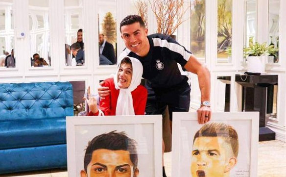 Cristiano Ronaldo y Fatima Hamami.