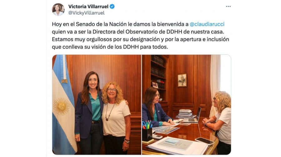 El hijo mayor de José Ignacio Rucci se despegó de su hermana Claudia: