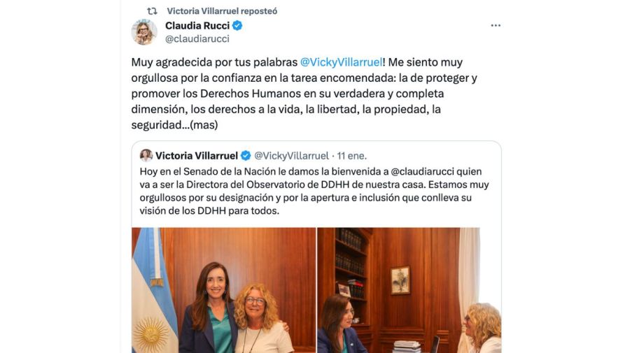 El hijo mayor de José Ignacio Rucci se despegó de su hermana Claudia: