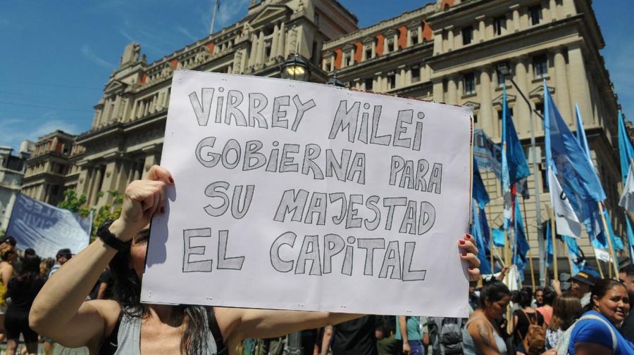Marcha de la CGT en tribunales