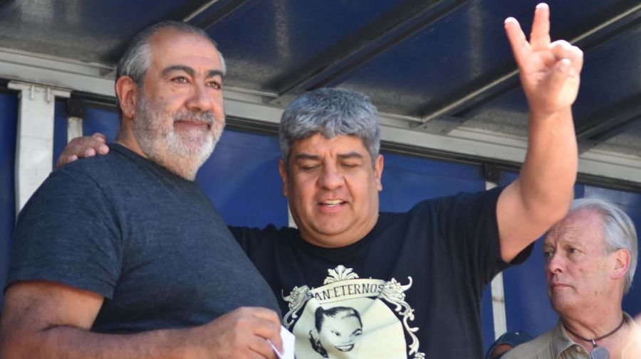 Paro de la CGT palco