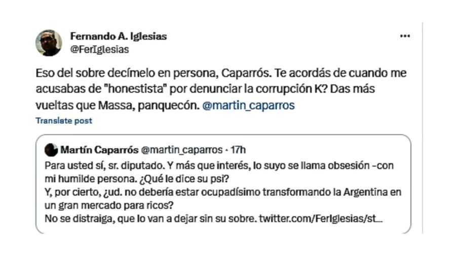 Martín Caparrós y Fernando Iglesias 20240126