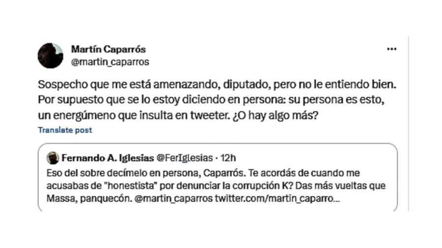 Martín Caparrós y Fernando Iglesias 20240126