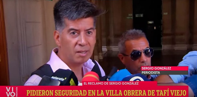 El difícil momento que vive el periodista Sergio González: denunció un asentamiento, entraron a su casa y amenazaron a su familia Sergio González