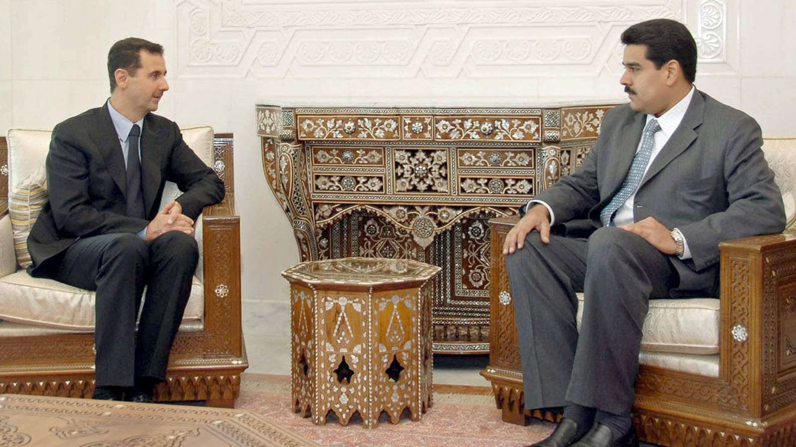 Maduro junto a Bashar Al Assad