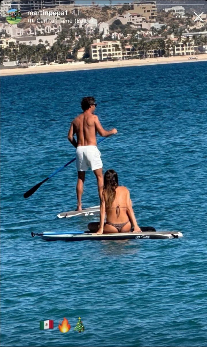Las vacaciones de Pampita
