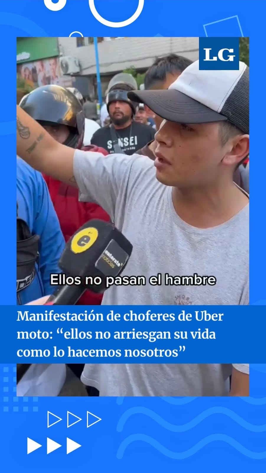 Protesta de Uber Moto