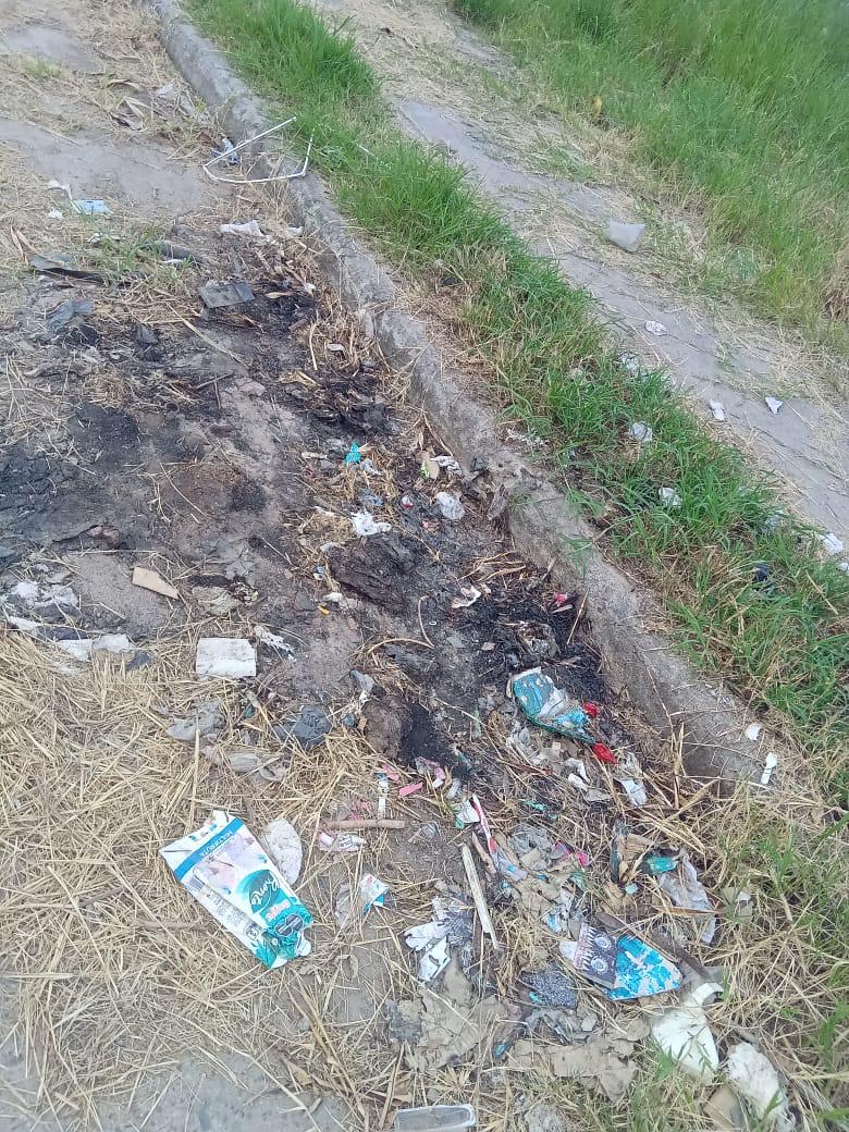 Basura en las veredas