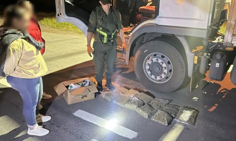 Simoca: Gendarmería detuvo a un camionero que transportaba marihuana oculta entre perfumes Camionero de Simoca