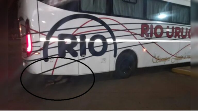 Corrientes: un colectivo llegó a la terminal arrastrando un cadáver y traumó a los presentes Colectivo en Corrientes