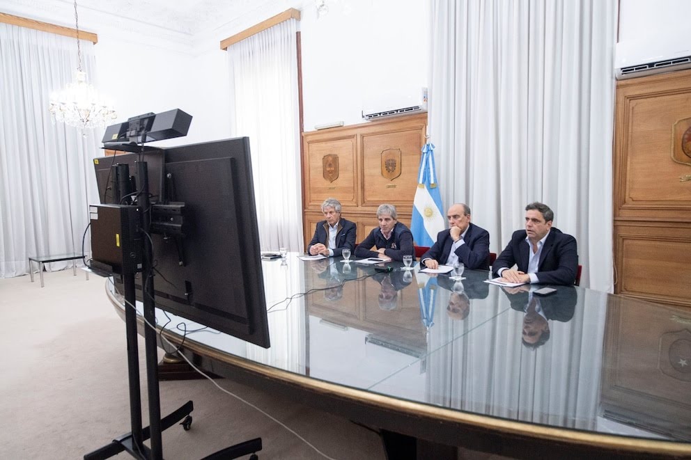 Guillermo Francos junto a Lisandro Catalán y Toto Caputo