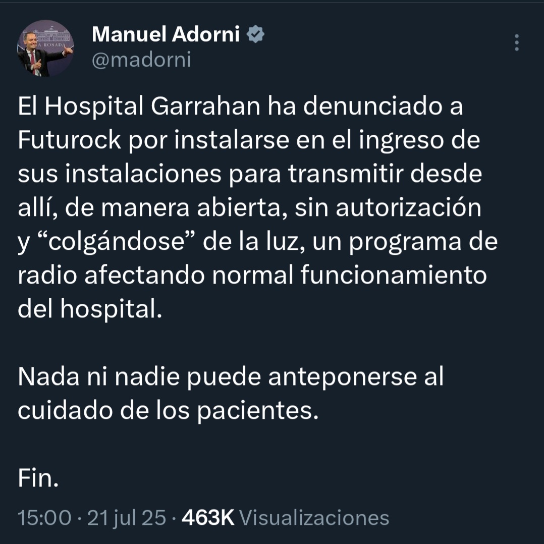 Garrahan denuncio