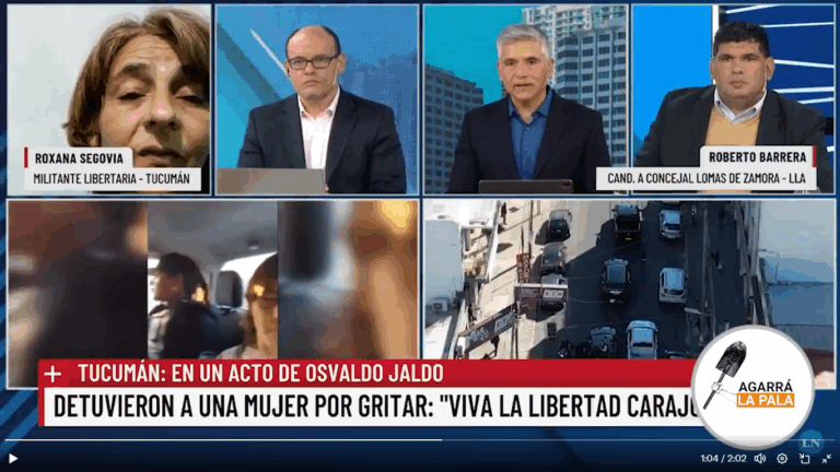 Crece el escandalo por la detención ilegal de Roxana Segovia y llega a medios nacionales Roxana segovia, detenida por libertad de expresión