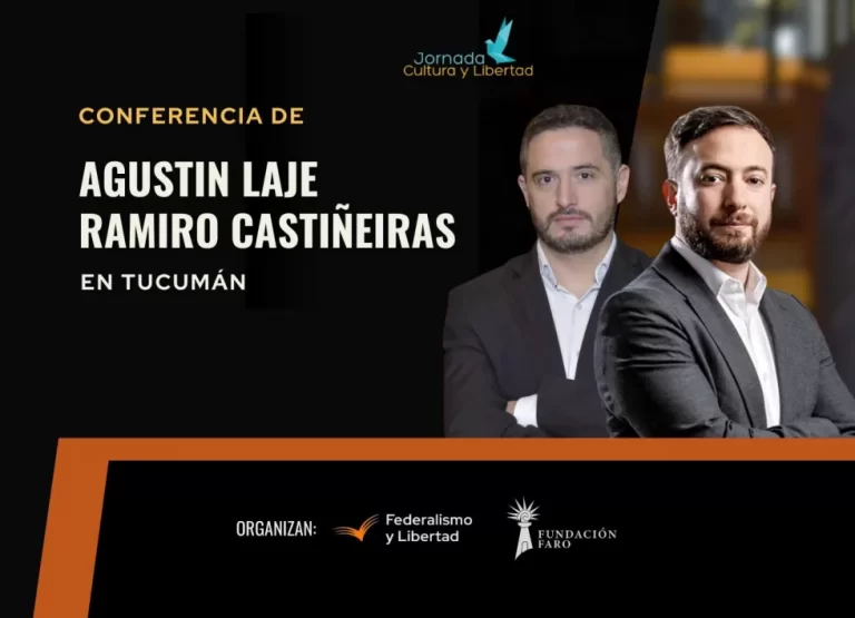 Conferencia en Tucumán: Agustín Laje y Ramiro Castiñeira analizarán la batalla cultural