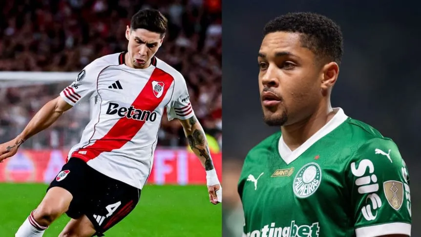 River vs. Palmeiras: hora, TV y formaciones de River vs. Palmeiras por los cuartos de final de la Copa Libertadores 2 River - Palmeiras