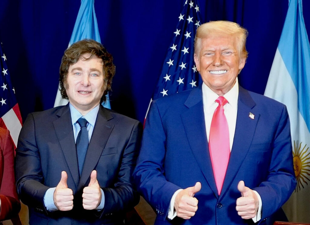 Javier Milei y Donald Trump