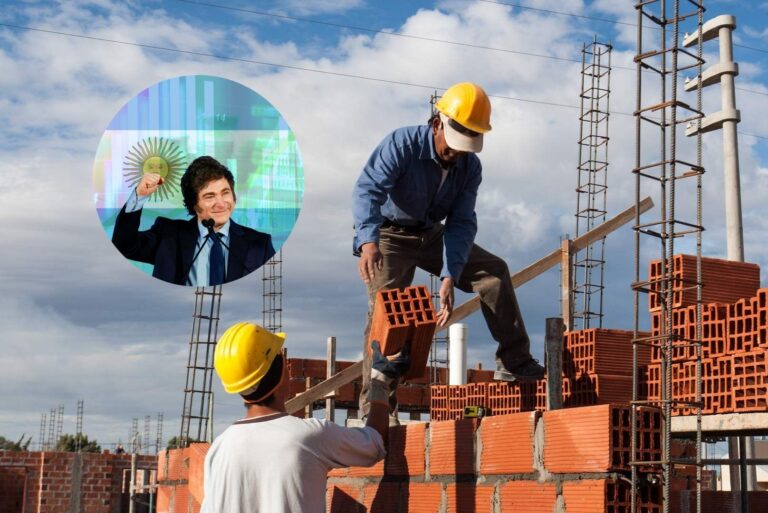 Crecimiento en el sector de la construcción - Milei