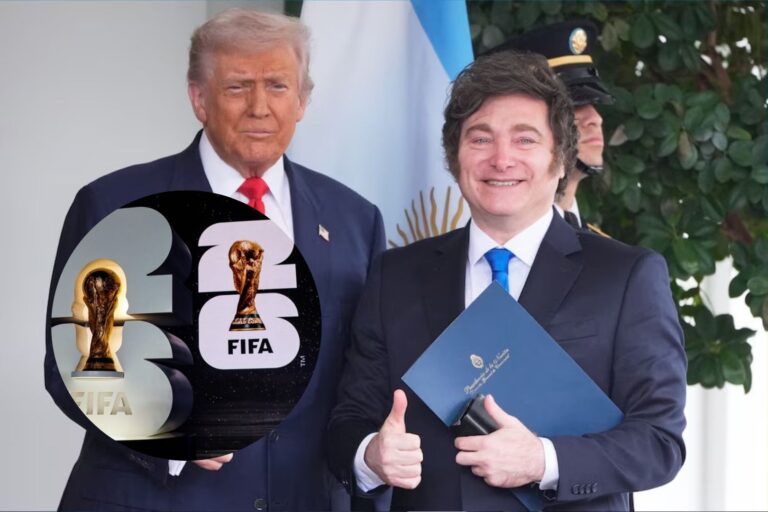Milei y Trump compartirán el palco presidencial en el sorteo del Mundial 2026 en Washington Trump - milei - mundial fifa 2026
