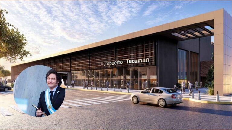 El Gobierno nacional despliega su plan de modernización de aeropuertos con Tucumán a la cabeza Aeropuerto Benjamín Matienzo - Lisandro Catalán - Javier MIlei - Tucumán