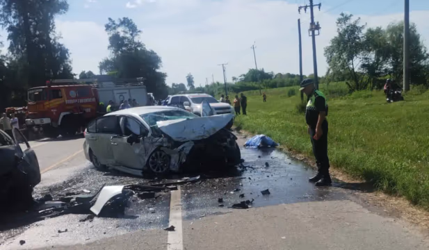 Choque fatal en la ruta 307: un muerto y tres heridos tras un violento impacto en Acheral