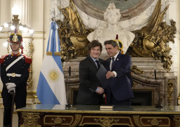 Lisandro Catalán: “Hoy es un día histórico. Venezuela vuelve a encender una luz de esperanza” Lisandro Catalán
