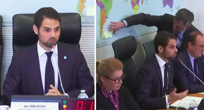 El embajador defendió las Islas Malvinas como soberanía Argentina ante la audiencia en Francia islas malvinas