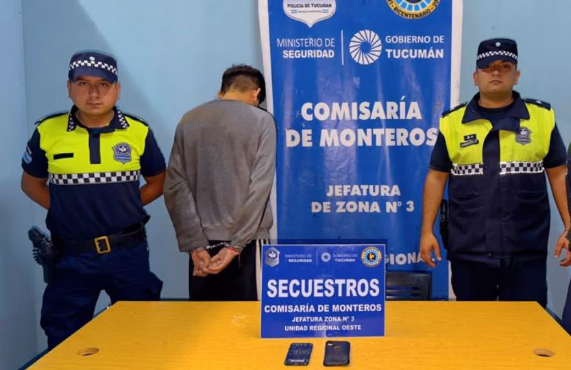 Monteros: robó el celular del párroco tras la misa y terminó detenido