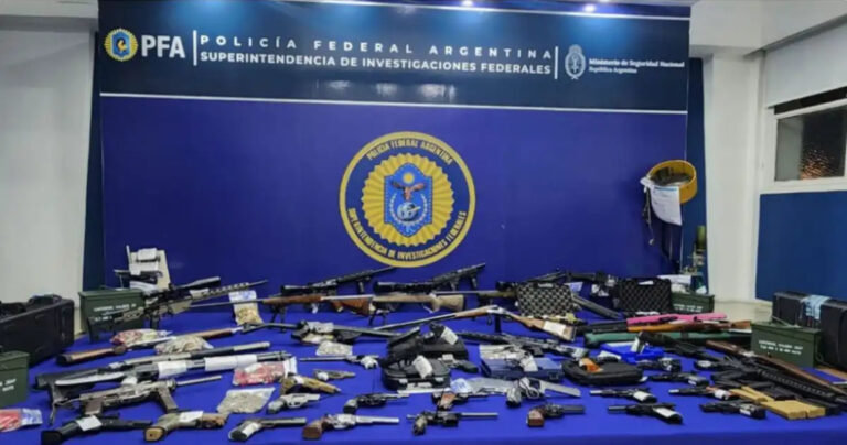 Allanan una armería en Tucumán por una red internacional de tráfico de armas