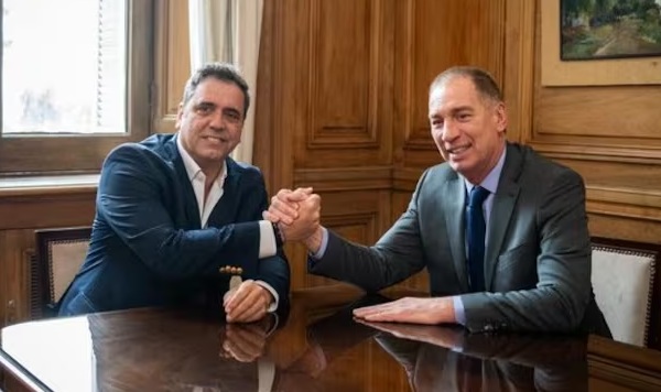 Catalán felicitó a Santilli por su designación como jefe de Gabinete