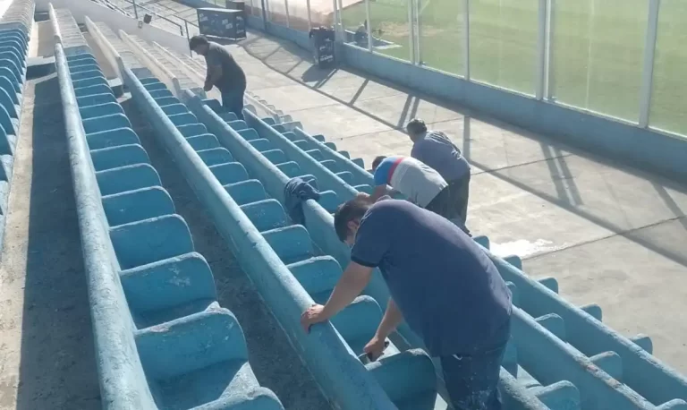 Atlético Tucumán inició la renovación de las tribunas del Monumental