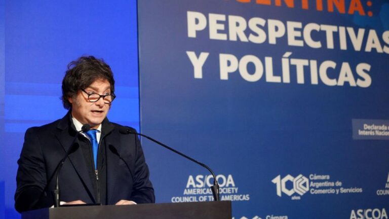 Milei defendió su modelo económico y aseguró que “la inflación va a seguir bajando”