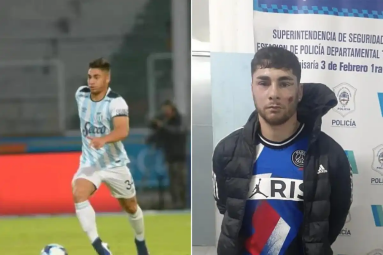 Detuvieron a un ex Atlético Tucumán acusado de intentar quitarle el arma a un policía